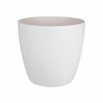 ELHO Brussels Wheels 47 round flower pot - White - Ø 47 x H 44 cm - interior - 100% recycled - Image 2