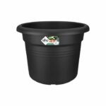 Elho Green Basics Cilinder 65 flower box - Black - Ø 64 x H 49 cm - outdoor - 100% recycled - Image 2