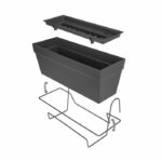 ELHO Jardiniere balconniere Loft Urban Allin1 - 50 cm - Gris anthracite - Image 3