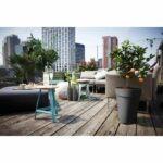 ELHO Round Loft Urban Saucer - Ø 30 cm - Charcoal Gray - Image 2