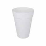 ELHO Loft Urban Round flower pot High 42 – White – Ø 42 x H 56 cm – outdoor – 100% recycled