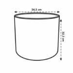 ELHO B.for Soft Round flower pot 35 - White - Ø 35 x H 32 cm - interior - 100% recycled - Image 4