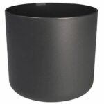 ELHO B.for Soft round flower pot - Black - Ø 35 x H 32 cm - interior - 100% recycled