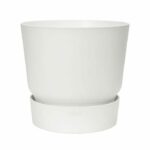ELHO Greenville 40 round flowerpot – Outdoor – Ø 39 x H 36.8 cm – White