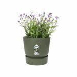 ELHO Greenville 30 round flowerpot - Outside - Ø 29.5 x H 27.8 cm - Leaf green - Image 3