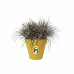 ELHO Round flowerpot Loft Urban 25 - Outdoor - Ø 24.5 x H 22.2 cm - Ocher yellow - Image 2