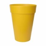 ELHO Loft Urban Round flower pot High 35 - Yellow - Ø 34 x H 45 cm - outdoor - 100% recycled - Image 2