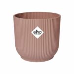 ELHO Vibes Fold Round flower pot Wheels 35 – Pink – Ø 35 x H 32 cm – interior – 100% recycled