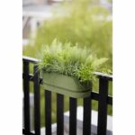 ELHO - Flowerpot - Greenville Easy Balcony 52 - Leaf Green - Balcony - L 21.2 x W 52 x H 19.4 cm - Image 2