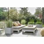 Elho Vivo Next Square 40 Flower box - Gray - Ø 39 x H 38 cm - indoor/outdoor - 100% recycled - Image 5