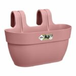 Elho - Flower pot - Vibia Campana Easy Hanger Medium - Pink pink - Outdoor balcony - L 24.1 x W 36 x H 26.5 cm