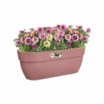 Elho - Flower pot - Vibia Campana Easy Hanger Large - Pink pink - Outdoor balcony - L 24.1 x W 46 x H 26.5 cm - Image 3