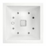 Elho Vivo Next Square 30 Flower box - White - Ø 30 x H 29 cm - indoor/outdoor - 100% recycled - Image 4