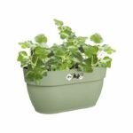 ELHO - Flowerpot - Vibia Campana Easy Hanger Medium - Pistachio Green - Outdoor balcony - L 24.1 x W 36 x H 26.5 cm