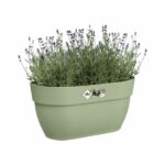 ELHO - Flowerpot - Vibia Campana Easy Hanger Medium - Pistachio Green - Outdoor balcony - L 24.1 x W 36 x H 26.5 cm - Image 3