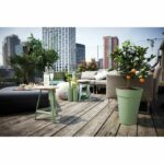 ELHO Loft Urban Round flower pot High 35 - Green - Ø 34 x H 45 cm - outdoor - 100% recycled - Image 5