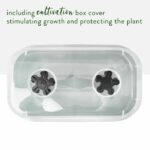 ELHO Green Basics Allin1 L Grow Tray - Black - L 39 x B 23 x H 15 cm - cultivation and harvesting - 100% recycled - Image 4