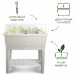 ELHO Noa Standing Vegetable Garden - Black - L 79 x B 39 x H 94 cm - cultivation and harvesting - 100% recycled - Image 2