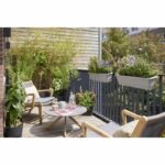 Elho Noa Balconiere M - Gray - L 52 x B 20 x H 18 cm - Outdoor balcony - 100% recycled - Image 5