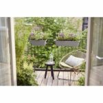 Elho Noa Balconiere M - Gray - L 52 x B 20 x H 18 cm - Outdoor balcony - 100% recycled - Image 6
