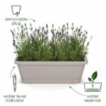 Elho Noa Balconiere Xl - Gray - L 78 x B 20 x H 18 cm - Outdoor balcony - 100% recycled - Image 2