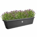 Elho Noa Balconiere Xl - Black - L 78 x B 20 x H 18 cm - Outdoor balcony - 100% recycled - Image 5