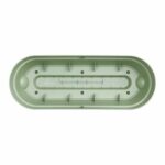 Vibia rectangle planter - Plastic - Tank - Ø50 - Green - Image 2