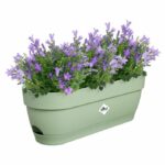 Vibia rectangle planter - Plastic - Tank - Ø50 - Green - Image 4
