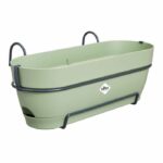 Elho Vibia Campana Balconniere Allin1 50 - Green - L 50 x B 26 x H 17 cm - Balcony - 100% recycled