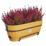 Vibia rectangle planter - Plastic - Tank - Ø50 - yellow honey - Image 4