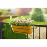 Vibia rectangle planter - Plastic - Tank - Ø50 - yellow honey - Image 5