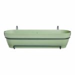 Elho Vibia Campana Balconiere Allin1 70 - Green - L 70 x B 26 x H 17 cm - Balcony - 100% recycled - Image 2