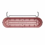 Vibia rectangle planter - Plastic - Tank - Ø70 - Dust pink - Image 2
