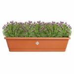 Elho Noa Balconiere Xl - Brown - L 78 x B 20 x H 18 cm - Outdoor balcony - 100% recycled - Image 3