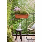 Elho Noa Balconiere Xl - Brown - L 78 x B 20 x H 18 cm - Outdoor balcony - 100% recycled - Image 5