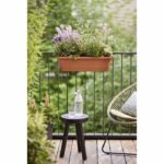 Elho Noa Balconiere M - Brown - L 52 x B 20 x H 18 cm - Outdoor balcony - 100% recycled - Image 4
