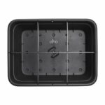 Elho Green Basics Jardin De Cultivation L flower box - Black - L 76 x B 57 x H 27 cm - outdoor cultivation and harvesting - 100% recycled - Image 4