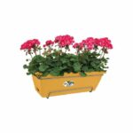 Elho Barcelona Balconier Allin1 50 - Yellow - L 50 x B 28 x H 19 cm - Outdoor balcony - 100% recycled