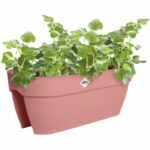 Flower pot - ELHO - Vibia Campana Flower Bridge 60 - Pink - L 26 x B 59 x H 22 cm - Balcony/Outdoor - 100% recycled - Image 2
