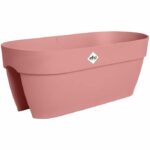 Flower pot - ELHO - Vibia Campana Flower Bridge 60 - Pink - L 26 x B 59 x H 22 cm - Balcony/Outdoor - 100% recycled