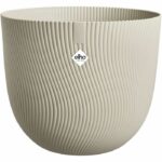 Flowerpot - ELHO - Sereh Round 40 - Beige - Ø 39 x H 33 cm - 100% recycled