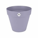 Flower pot - Elho - Loft Urban Round - Wheels 50 - Purple - L 49 x W 48.5 x H 45 cm - Outdoor - 100% recycled - Image 2