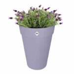 Flower pot - Elho - Loft Urban Round - Height 35 - Purple - L 34 x W 33.5 x H 45 cm - Outdoor - 100% recycled - Image 3