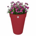 Flower pot - Elho - Loft Urban Round - Height 42 - Red - Ø 42 x H 56 cm - Outdoor - 100% recycled - Image 3