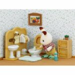 SYLVANIAN FAMILIES 5015 Chocolate Rabbit and Toilet Set