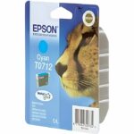 EPSON Cartridge T0712 - Cheetah - Cyan