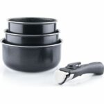 ARTHUR MARTIN Set of 3 pans 16/18 / 20cm all heat including induction