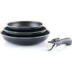 ARTHUR MARTIN Set 3 poeles 20/24 / 28cm all heat including induction