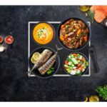 Arthur Martin Removable kitchen battery 15 pieces 16-20-22-24-26 cm black-All lights including induction - Image 3