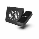 Projector alarm clock - EVOOM - EV304571 - Black - FM alarm clock radio - Time projection - Image 2